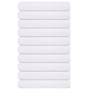 10 db frogn törölköző fehér 100 x 200 cm 360 g/m²