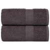 2 db antracit színű frogn vendégtörölköző 30 x 50 cm 360 g/m²