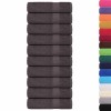 10 db antracit színű frogn kéztörlő 50 x 100 cm 360 g/m²