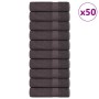 50 db antracit színű frogn kéztörlő 50 x 100 cm 360 g/m²