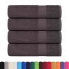 4 db antracit színű frogn zuhanytörölköző 70 x 140 cm 360 g/m²