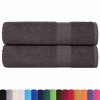 2 db antracit színű frogn fürdőlepedő 100 x 150 cm 360 g/m²