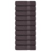 10 db antracit színű frogn fürdőlepedő 100 x 150 cm 360 g/m²