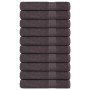 10 db antracitszürke szaunatörölköző frogn 80 x 200 cm 360 g/m²