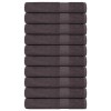 10 db antracit színű frogn törölköző 100 x 200 cm 360 g/m²