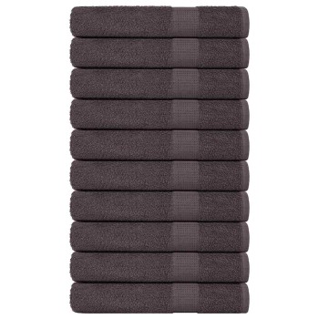 10 db antracit színű frogn törölköző 100 x 200 cm 360 g/m²