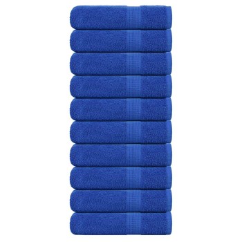 10 db kék frogn kéztörlő 50 x 100 cm 360 g/m²