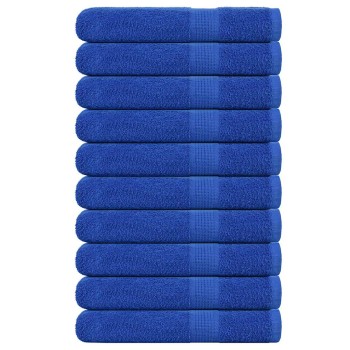 10 db frogn törölköző kék 100 x 200 cm 360 g/m²