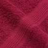 10 db frogn mosdótörlő bordó 30 x 30 cm 360 g/m²