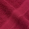 10 db frogn szaunatörölköző bordó 80 x 200 cm 360 g/m²