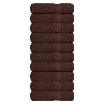 10 db barna frogn fürdőlepedő 100 x 150 cm 360 g/m²