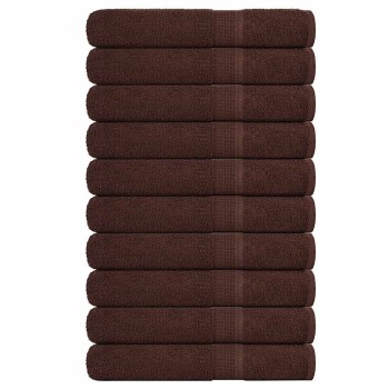 10 db barna szaunatörölköző frogn 80 x 200 cm 360 g/m²