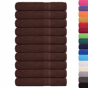 10 db barna szaunatörölköző frogn 80 x 200 cm 360 g/m²