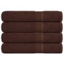 4 db frogn törölköző barna 100 x 200 cm 360 g/m²