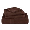 4 db frogn törölköző barna 100 x 200 cm 360 g/m²