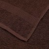 4 db frogn törölköző barna 100 x 200 cm 360 g/m²
