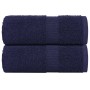 2 db sötétkék frogn mosdótörölköző 30 x 30 cm 360 g/m²