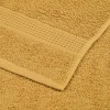 4 db arany színű frogn mosdótörölköző 30 x 30 cm 360 g/m²