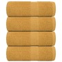4 db frogn vendégtörölköző arany 30 x 50 cm 360 g/m²