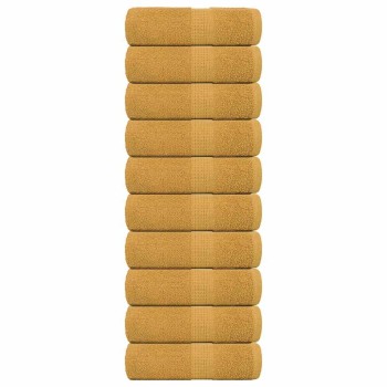 10 db frogn vendégtörölköző arany 30 x 50 cm 360 g/m²