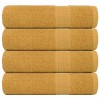 4 db frogn mintás kéztörlő arany 50 x 100 cm 360 g/m²