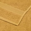 4 db frogn mintás kéztörlő arany 50 x 100 cm 360 g/m²