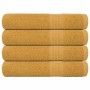 4 db frogn szaunatörölköző arany 80 x 200 cm 360 g/m²