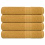 4 db frogn törölköző arany 100 x 200 cm 360 g/m²