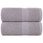 2 db szürke frogn mosdótörölköző 30 x 30 cm 360 g/m²