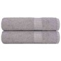 2 db szürke frogn kéztörlő 50 x 100 cm 360 g/m²