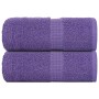 2 db lila frogn mosdótörlő 30 x 30 cm 360 g/m²