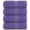4 db lila frogn mosdótörlő 30 x 30 cm 360 g/m²