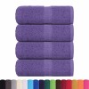 4 db lila frogn mosdótörlő 30 x 30 cm 360 g/m²