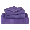 4 db lila frogn mosdótörlő 30 x 30 cm 360 g/m²
