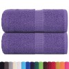 2 db lila vendégtörölköző frogn 30 x 50 cm 360 g/m²