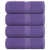 4 db lila vendégtörölköző frogn 30 x 50 cm 360 g/m²