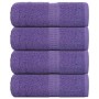 4 db lila vendégtörölköző frogn 30 x 50 cm 360 g/m²