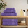 4 db lila vendégtörölköző frogn 30 x 50 cm 360 g/m²