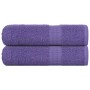2 db frogn mintás kéztörlő lila 50 x 100 cm 360 g/m²