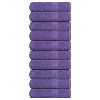 10 db lila frogn zuhanytörölköző 70 x 140 cm 360 g/m²