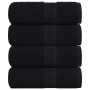 4 db frogn mosdótörölköző fekete 30 x 30 cm 360 g/m²