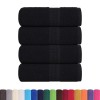 4 db frogn mosdótörölköző fekete 30 x 30 cm 360 g/m²