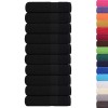 10 db frogn fürdőlepedő fekete 100 x 150 cm 360 g/m²