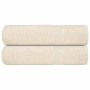 2 db krémszínű kéztörlő frogn 50 x 100 cm 360 g/m²