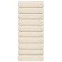 10 db krémszínű frogn kéztörlő 50 x 100 cm 360 g/m²
