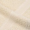 4 db krémszínű frogn fürdőlepedő 100 x 150 cm 360 g/m²
