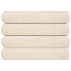 4 db krémszínű szaunatörölköző frogn 80 x 200 cm 360 g/m²