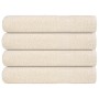 4 db krémszínű szaunatörölköző frogn 80 x 200 cm 360 g/m²