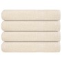 4 db krémszínű frogn törölköző 100 x 200 cm 360 g/m²