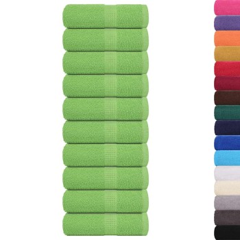 10 db frogn vendégtörölköző almazöld 30 x 50 cm 360 g/m²